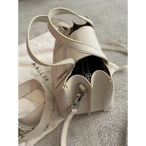 AALLYN Stella Satchel Mini Shoulder Bag Purse With Dust Bag - Picture 7 of 14